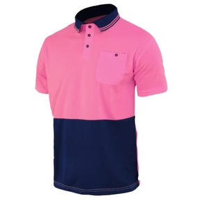 2024 Hi Vis Polo Reflective <b>T</b>-<b>shirts</b> Custom logo Work Uniform Hi vis Reflective Safety polo <b>shirts</b> - Product Image 5