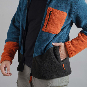 Chaqueta de Invierno Cálida de Forro Polar Sherpa con Capucha y Bolsillo con Cremallera, Chaquetas de Forro Polar Personalizadas para Caza, Chaqueta de Forro Polar Sherpa Cortavientos - Product Image 4