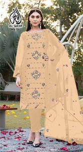 Dernier Designer Faux Georgette Broderie Séquence Pakistanaise Salwar Suit Par Fabzone - Product Image 4