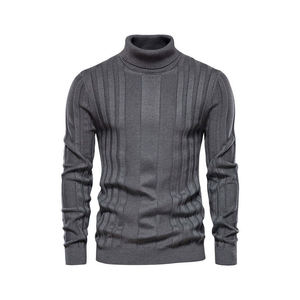 Suéter de Hombre, Personalizable, Tejido de Punto, Cuello Alto, Forrado, Sudaderas con Capucha, Ajuste Entallado, Suéteres de Punto, Ropa Casual - Product Image 4