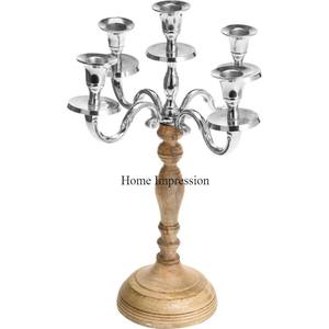 Candélabre à 13 bras en aluminium moulé plaqué or le plus unique Art créatif moderne Centre de table et décoration de mariage - Product Image 5