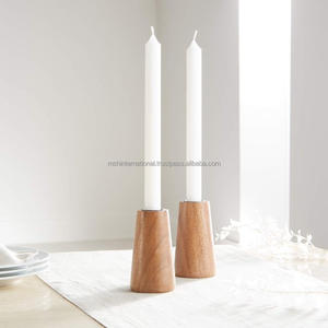 Decorative Natural Wooden Candlesticks Rustic <b>Log</b> Wood Bark Wood Candle Holder <b>for</b> <b>Decoration</b> - Product Image 5