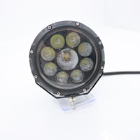 Projecteur de travail LED 90W, 9x10W LED + 20W Laser + Anneau Halo Angel Eye, faisceau combiné spot 30 000 lumens, étanche IP68 pour camion tout-terrain et SUV