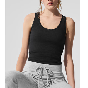 BD haute qualité femmes Gym débardeur nouveau Style respirant maillot solide motif décontracté sans manches conception - Product Image 3