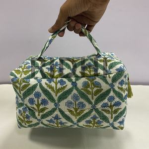 Bolsa de Viaje Acolchada de Algodón Verde Marino Sostenible, Reutilizable, Ecológica, Grande, de Alta Calidad, para Compras Diarias - Product Image 6