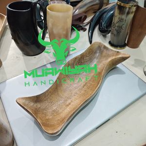 Meilleur produit 100% de haute qualité Bol à bougie en bois naturel pour Diwali Noël Article décoratif Dernier design à bas prix - Product Image 4