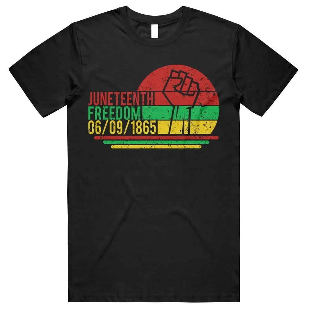 2022 Juneteenth Shirts New Print Polyester Shirts Summer Sport Tshirts American Africa Flag Juneteenth IS MY DEPENDENCE DAY Item