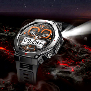 Reloj inteligente Rogbid KT85 con pantalla táctil AMOLED de 1.43 pulgadas, resistente al agua 5ATM, monitor de actividad física con linterna para hombres y mujeres - Product Image 2