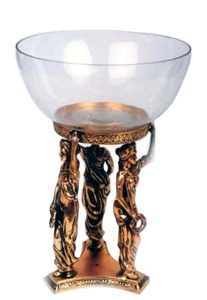 Juego de ensaladeras corporativas de negocios VIP, recuerdo de regalo promocional con nueces, utensilios desechables de latón de vidrio para promoción comercial - Product Image 4