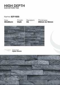 Carreaux muraux en porcelaine 300x600mm pour revêtement mural extérieur - Product Image 4
