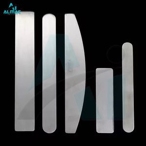 Outil de manucure double face professionnel ALMAC planches d'émeri manuelles en acier inoxydable tampon à ongles ensemble d'instruments de bâton de pelage réutilisable - Product Image 4