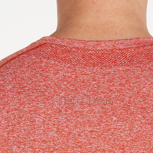 เสื้อออกกำลังกายคอกลมสำหรับผู้ชาย,ชุดออกกำลังกายรัดกล้ามเนื้อสำหรับใส่วิ่งเล่นกีฬาแบบทำตามสั่ง - Product Image 6