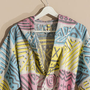 Peignoir de luxe unisexe XL en coton éponge tissé, séchage rapide, respirant, couleur unie, pour le printemps et toute l'année, vêtement de nuit et de détente, été, ODM - Product Image 2