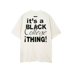 T-shirt unisexe à manches courtes et col rond en pur coton, style rétro, coupe ample, décontracté et confortable, tendance estivale - Product Image 2