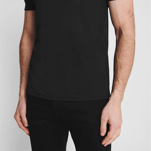 Nuevo estilo personalizado en blanco ajustado cuello redondo correr Fitness gimnasio deporte Camiseta Formal de punto entrenamiento atlético camiseta para la venta - Product Image 5