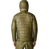 Veste de vélo matelassée à col montant et capuche, légère, hydrofuge, en polyester, avec sac de rangement, pour le camping en extérieur