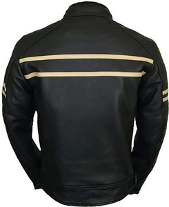 Top produits tendance 2024 hommes vêtements mode cuir Biker veste de haute qualité avec logo personnalisé et conceptions veste d'hiver - Product Image 5