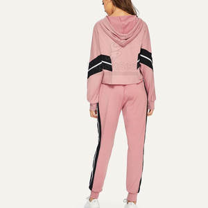 Chándal de estilo callejero con aspecto único y construcción de alta calidad Chándal de algodón suave para mujer - Product Image 2