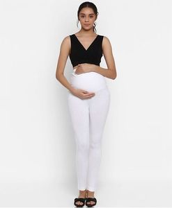 Tela de bambú de calidad superior Ropa cómoda Leggings de maternidad de estilo casual disponibles en todos los tamaños para mujeres embarazadas - Product Image 6