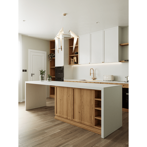 Produit en cristal de quartz Alpine Unionstone - Design moderne, application murale imperméable, grande dalle - Product Image 4