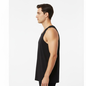 <b>Men</b> quick dry tank top OEM factory supplier wholesale custom made sleeveless gym wear workout <b>vest</b> fashion fitness sporty casual - Product Image 6