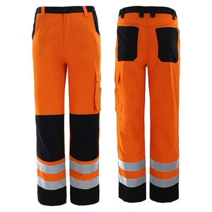 FIVE B SPORTING Factory Price High Visibility Reflective Breathable Cotton Men's Workwear Construction Safety Industrial Pants - Product Image 6