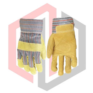 ถุงมือดับเพลิงแบบกันไฟ ทนทานต่อการฉีกขาด ระบายอากาศได้ดี ปราศจากซิลิโคน ปราศจากแป้ง ปรับแต่งได้ ป้องกันไฟฟ้าสถิต  ฝ่ามือทำจากหนัง - Product Image 5