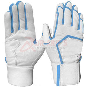 Gants de baseball en cuir personnalisés avec des matériaux de qualité Gants de frappeur à manchette courte pour adultes Gants de frappeur à logo personnalisables - Product Image 2