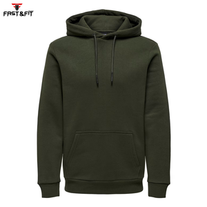 เสื้อฮู้ดดี้ผู้ชายคุณภาพสูง ดีไซน์สั่งทำ สีพื้น สวมใส่สบาย สำหรับฤดูหนาว ผ้าฟลีซคอตตอน 100% ล้างสีแบบดิจิตอล - Product Image 6