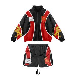 Survêtement en nylon imperméable personnalisé de haute qualité, durable, coupe-vent et léger, idéal pour la randonnée, le camping ou les aventures en plein air - Product Image 4