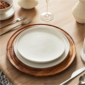 Assiette ronde en bois pour la maison et la cuisine Assiette de service en bois d'acacia Assiette de présentation pour collation Prix de gros - Product Image 4