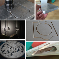 APEX Routeur CNC 3D à 6 têtes, 4 axes, avec servomoteur 3kW à refroidissement par eau, pour le travail du bois (cylindrique, plat, sculpture Bouddha), et la fabrication de pieds de table
