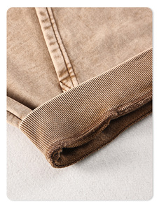 Sudadera con Estampado Puff, Estilo Vintage Lavado Ácido, Sudadera Básica de 500 g/m², Gruesa, Lisa, Personalizable, con Efecto Desgastado - Product Image 4