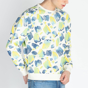 Sweat-shirt à col rond en molleton 100% coton lourd pour homme, personnalisé, solide, pour l'hiver - Product Image 2