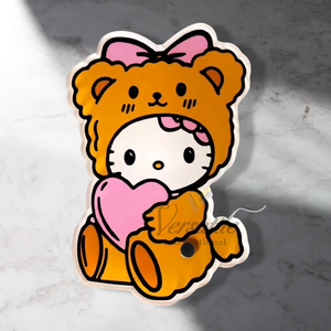 Custom Logo Teddy Bear Heart Acrylic <b>Lash</b> Tiles Sustainable Square Flower <b>Magnetic</b> Eyelash Extension Tool Custom Logo Tool - Product Image 1