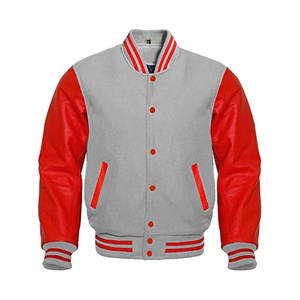 แจ็คเก็ตตัวแทนมหาวิทยาลัยสำหรับผู้ชายแจ็คเก็ตเลตเตอร์แมนตัวแทนมหาวิทยาลัยเลือกสีและขนาดของคุณเองสำหรับผู้ชาย - Product Image 4