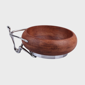 Figuras humanas de Metal plateado de madera de calidad superior, mesa de diseño único, cuenco decorativo para servir ensaladas para uso en fiestas de boda - Product Image 2