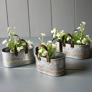 Seau utilitaire avec poignée/Seaux en métal vietnamien de haute qualité pour la maison, le jardinage, le stockage et le nettoyage - Product Image 4