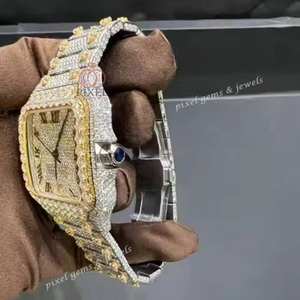 นาฬิกาเพชรโมอิสเพชรแท้สำหรับผู้ชายเป็นของขวัญเครื่องประดับแฟชั่นที่ดีที่สุดสำหรับผู้ชาย - Product Image 6