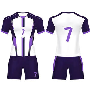 Uniformes de Fútbol de Alta Calidad con Logotipo Personalizado, 100% Poliéster, Secado Rápido, Transpirables, Cuello en V, para Hombre, Último Diseño - Product Image 1