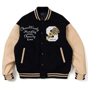 Chaquetas Varsity Vintage para Hombre con Bordado de Lana, Logotipo Personalizado, Manga de Cuero y Diseño de Chaqueta Universitaria - Product Image 5