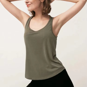 Nouveau T-Shirt col rond femme doux respirant ajusté à manches courtes T-Shirt de sport mode couleur unie Yoga Fitness Short-Shirt - Product Image 1