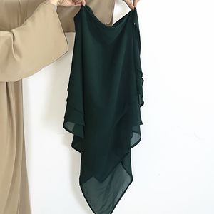 Thobe / Thawb ผ้าชิฟฟ่อนมุสลิมผ้าชิฟฟ่อนยาวพิเศษสามชั้น - Product Image 5