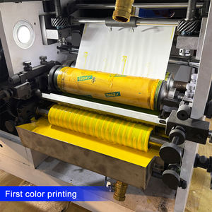 Automatische vierkleuren flexodrukker voor plasticfolie, flexografische drukpers rol tot rol papier flexografische drukmachine - Product Image 4