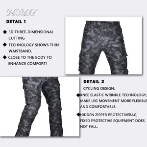 Ladies Protective Camouflage <b>Motorbike</b> Jeans Fall Resistant Racing Pants - Product Image 3