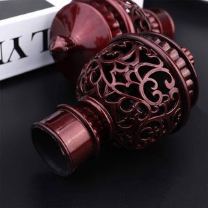 2024 nouvelle Collection embouts de rideau en acier inoxydable rose élégant à la mode avec support de tige à rail unique conception et forme personnalisées - Product Image 5