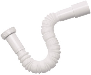 Sifone estensibile con dado in plastica, 30 cm. (Mirtak BO-41401) - Product Image 1