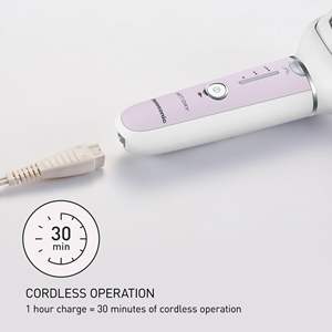 Depiladora Eléctrica de 3 Velocidades para Uso Doméstico, Depiladora Húmeda/Seca/Lavable, Recortadora de Cejas a Batería para Auto y RV - Product Image 6