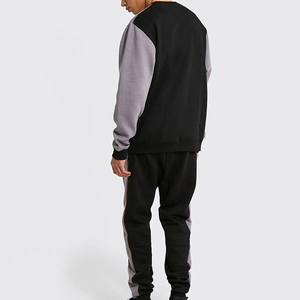 Ensemble de survêtement à capuche pour homme, tendance 2025, avec logo personnalisé, 100 % coton, respirant, imprimé, motif uni, pour le jogging - Product Image 3