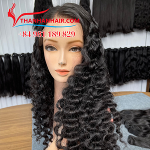 100% nuevas extensiones de cabello humano vietnamita crudo peluca rizada color de cabello peluca cabello de alta calidad - Product Image 1
